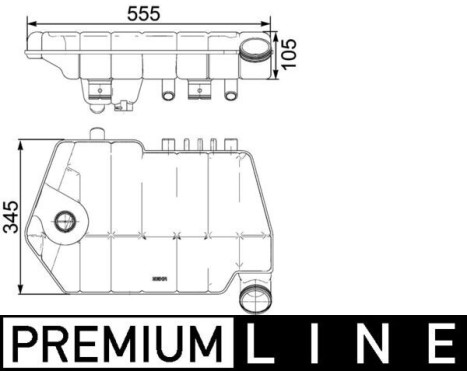 Vase d'expansion, liquide de refroidissement BEHR *** PREMIUM LINE ***