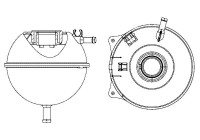 Vase d'expansion, liquide de refroidissement BEHR