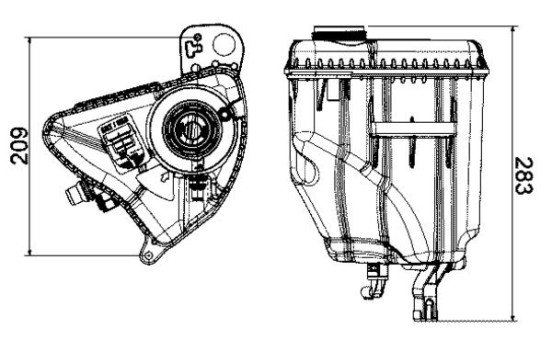 Vase d'expansion, liquide de refroidissement BEHR, Image 4
