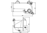 Vase d'expansion, liquide de refroidissement BEHR