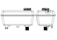 Vase d'expansion, liquide de refroidissement BEHR