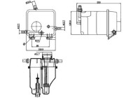Vase d'expansion, liquide de refroidissement BEHR
