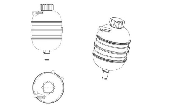 Vase d'expansion, liquide de refroidissement EASY FIT, Image 2
