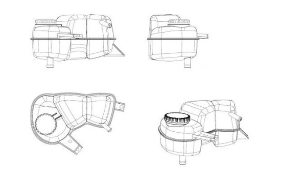 Vase d'expansion, liquide de refroidissement EASY FIT, Image 2