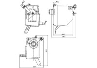 Vase d'expansion, liquide de refroidissement