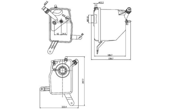 Vase d'expansion, liquide de refroidissement