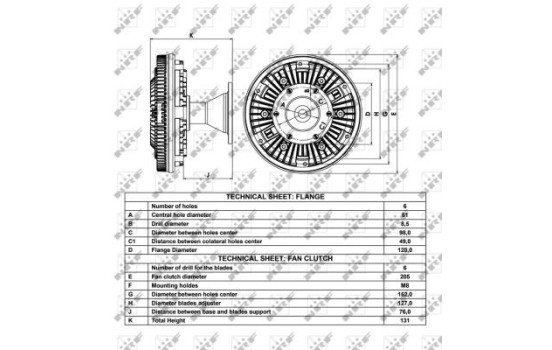 Embrayage, ventilateur de radiateur 49052 NRF, Image 2