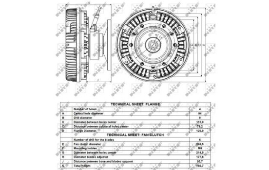 Embrayage, ventilateur de radiateur 49095 NRF, Image 3