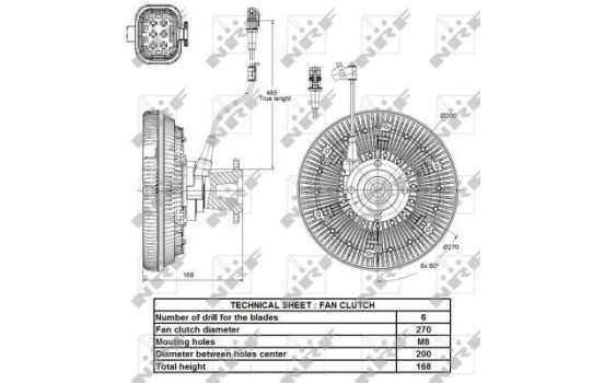 Embrayage, ventilateur de radiateur 49134 NRF, Image 4