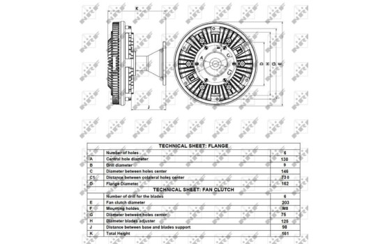 Embrayage, ventilateur de radiateur 49150 NRF, Image 4