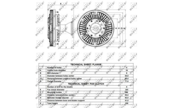 Embrayage, ventilateur de radiateur 49156 NRF, Image 3