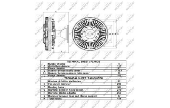 Embrayage, ventilateur de radiateur 49157 NRF, Image 3