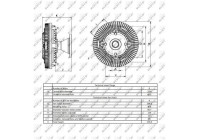 Embrayage, ventilateur de radiateur 49416 NRF