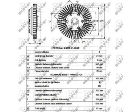 Embrayage, ventilateur de radiateur 49527 NRF, Image 5