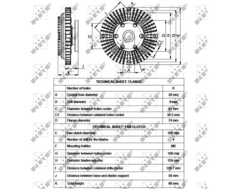 Embrayage, ventilateur de radiateur 49544 NRF, Image 5