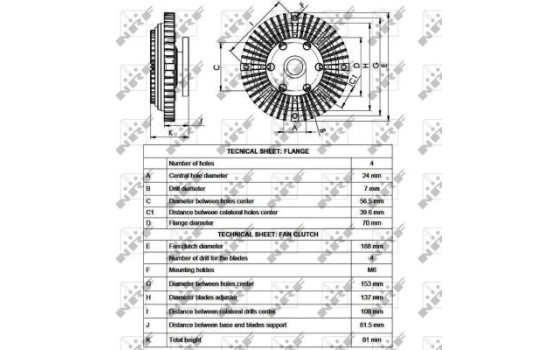 Embrayage, ventilateur de radiateur 49549 NRF, Image 2