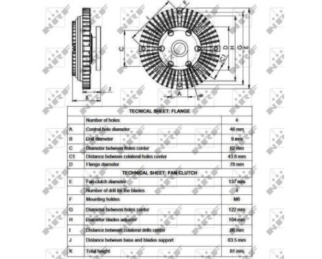 Embrayage, ventilateur de radiateur 49559 NRF, Image 5