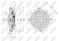 Embrayage, ventilateur de radiateur 49641 NRF