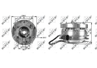 Embrayage, ventilateur de radiateur 49700 NRF