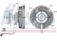 Embrayage, ventilateur de radiateur 86165 Nissens