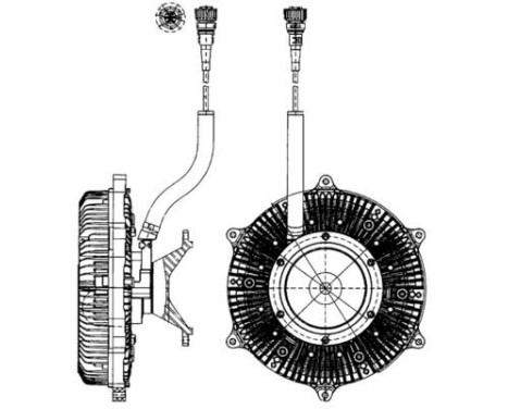 Embrayage, ventilateur de radiateur BEHR *** PREMIUM LINE ***