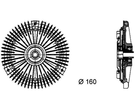 Embrayage, ventilateur de radiateur BEHR *** PREMIUM LINE ***, Image 2