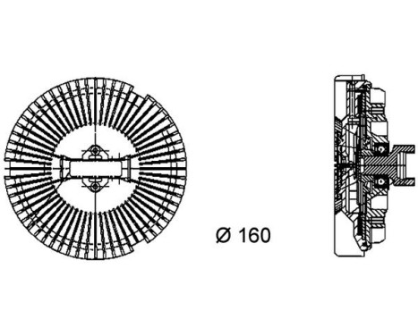 Embrayage, ventilateur de radiateur BEHR *** PREMIUM LINE ***, Image 2