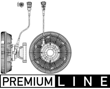 Embrayage, ventilateur de radiateur BEHR *** PREMIUM LINE ***, Image 2