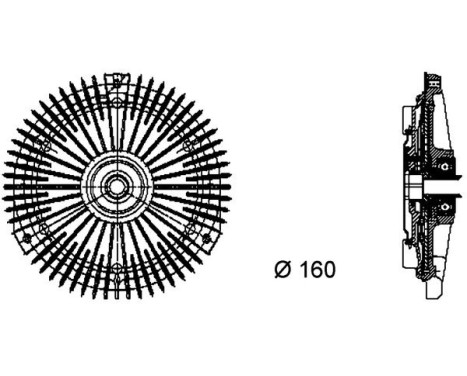 Embrayage, ventilateur de radiateur BEHR *** PREMIUM LINE ***, Image 2