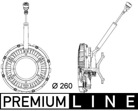 Embrayage, ventilateur de radiateur BEHR *** PREMIUM LINE ***, Image 2