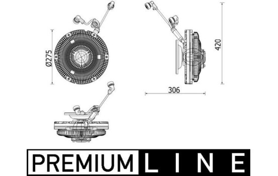 Embrayage, ventilateur de radiateur BEHR *** PREMIUM LINE ***