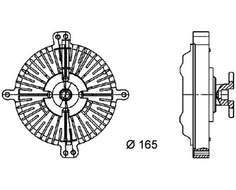 Embrayage, ventilateur de radiateur BEHR *** PREMIUM LINE ***, Image 2