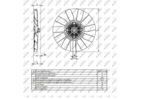 Embrayage, ventilateur de radiateur KIT COMPLET 49402 NRF