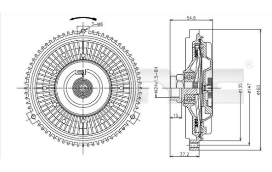 Embrayage, ventilateur de radiateur, Image 2