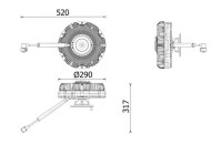 Embrayage, ventilateur de radiateur