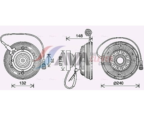 Embrayage, ventilateur de radiateur