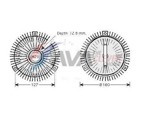 Embrayage, ventilateur de radiateur