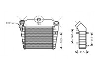 INTERCOOLER à '03 58004216 International Radiators