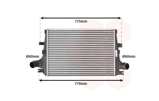 Intercooler, échangeur 01004096 International Radiators