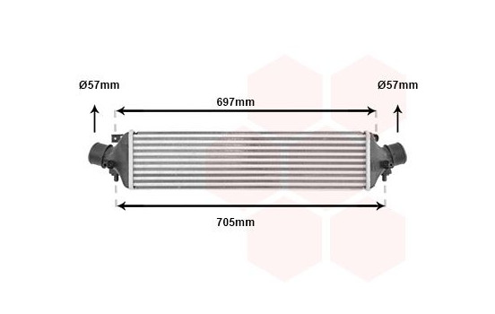 Intercooler, échangeur 01004118 International Radiators, Image 2