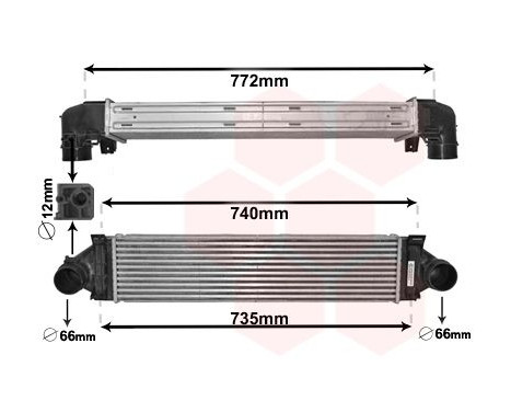 Intercooler, échangeur 02004218 International Radiators
