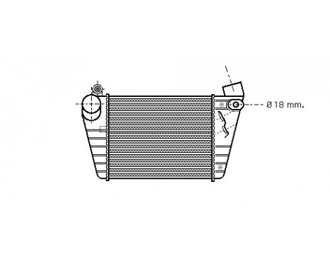 Intercooler, échangeur 03004185 International Radiators Plus, Image 2