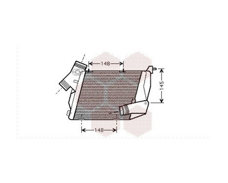 Intercooler, échangeur 03004216 International Radiators, Image 2