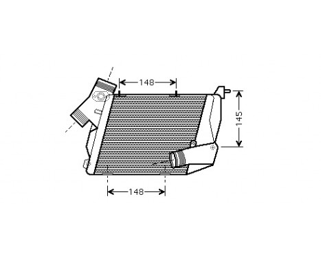 Intercooler, échangeur 03004216 International Radiators