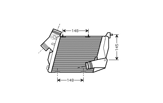 Intercooler, échangeur 03004216 International Radiators
