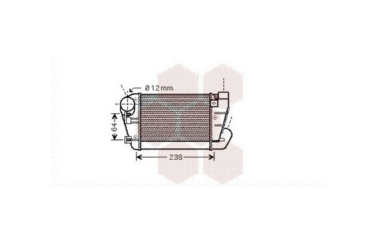 Intercooler, échangeur 03004250 International Radiators, Image 2