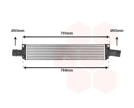 Intercooler, échangeur 03014709 International Radiators