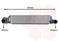 Intercooler, échangeur 06004207 International Radiators