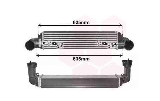 Intercooler, échangeur 06004280 International Radiators