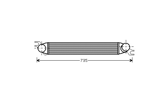 Intercooler, échangeur 06004340 International Radiators, Image 2